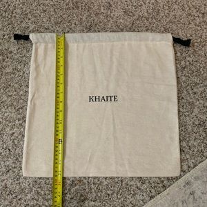 ABSOLUTELY GORGEOUS KHAITE DUST BAG